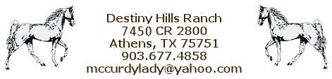 Destiny Hills Ranch 7450 CR 2800, Athens, TX 75751 903-677-4858